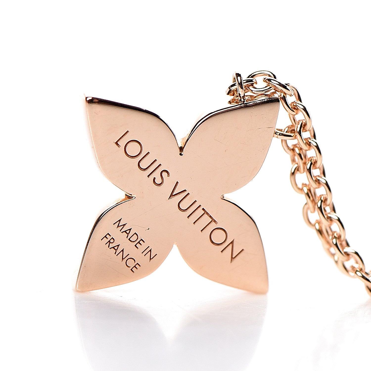 Louis Vuitton 18K Pink Gold Diamond Star Blossom Pendant Necklace 7 of 7