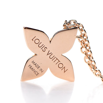 Louis Vuitton 18K Pink Gold Diamond Star Blossom Pendant Necklace 7 of 7