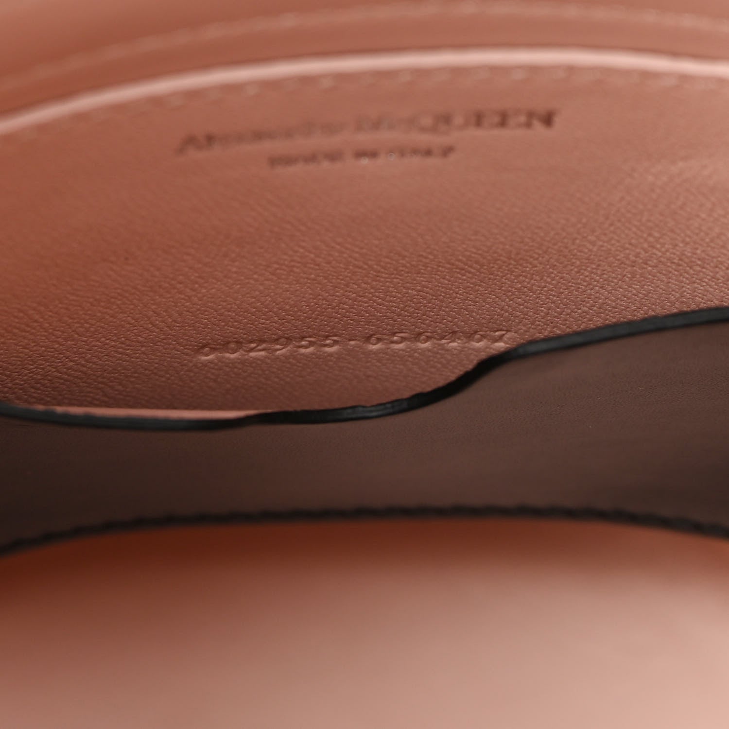 Alexander McQueen Calfskin The Curve Small Shoulder Bag Tan 6 of 8