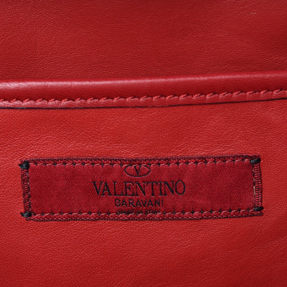 Valentino Garavani Nappa Rockstud Spike Double Zip Camera Crossbody Bag Rosso Valentino 7 of 8