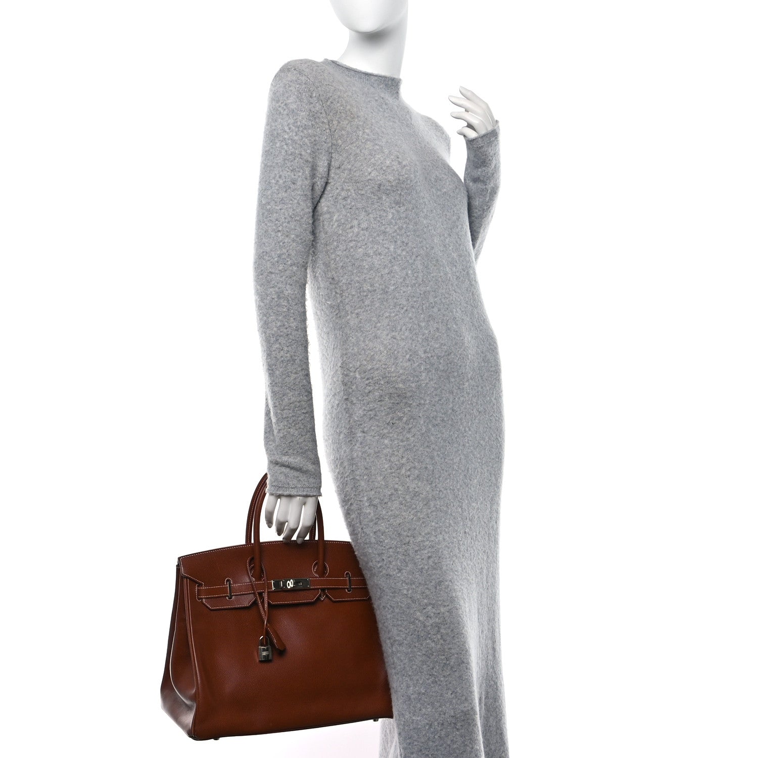 Hermes Courchevel Birkin 35 Noisette 2 of 17