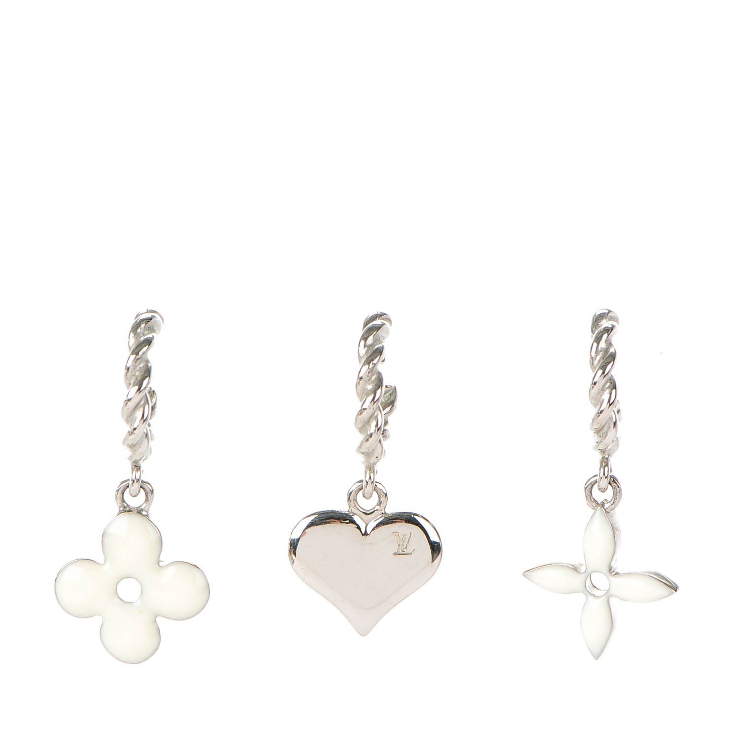 Louis Vuitton Sweet Monogram Earrings White 1 of 4