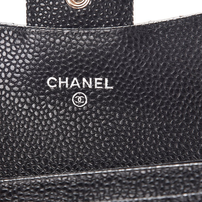 Chanel Caviar Quilted Flap Card Holder Black 6 of 8