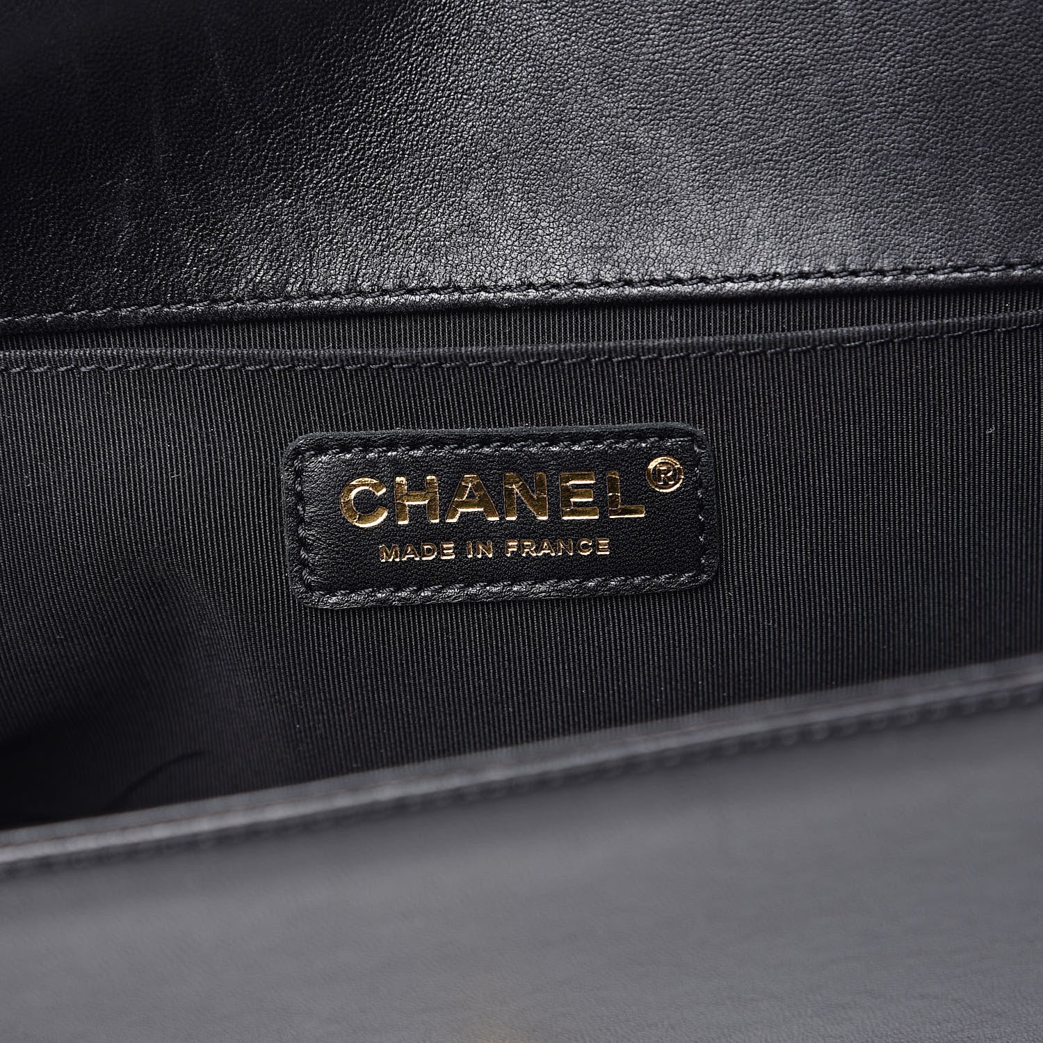 Chanel Lambskin Quilted Medium Boy Flap Black 6 of 16