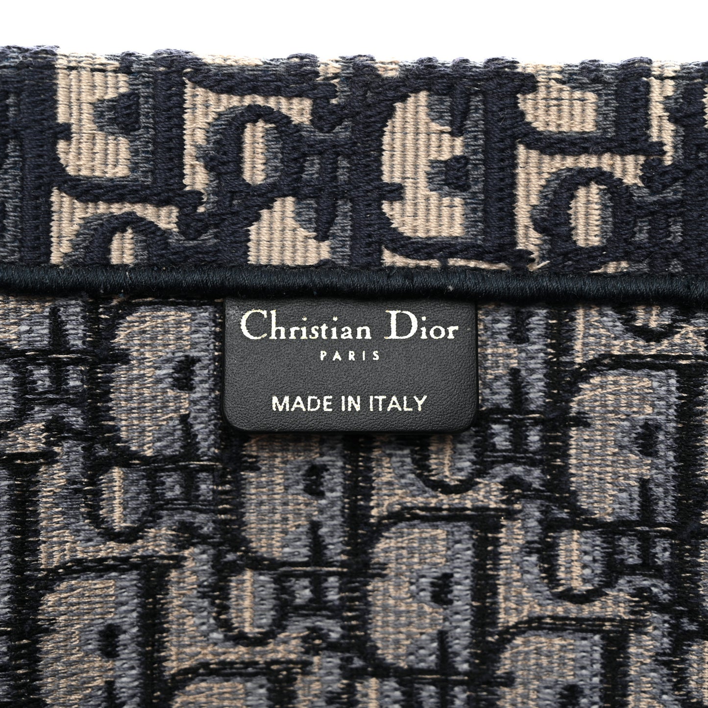 Oblique Large Book Tote Blue Multicolor