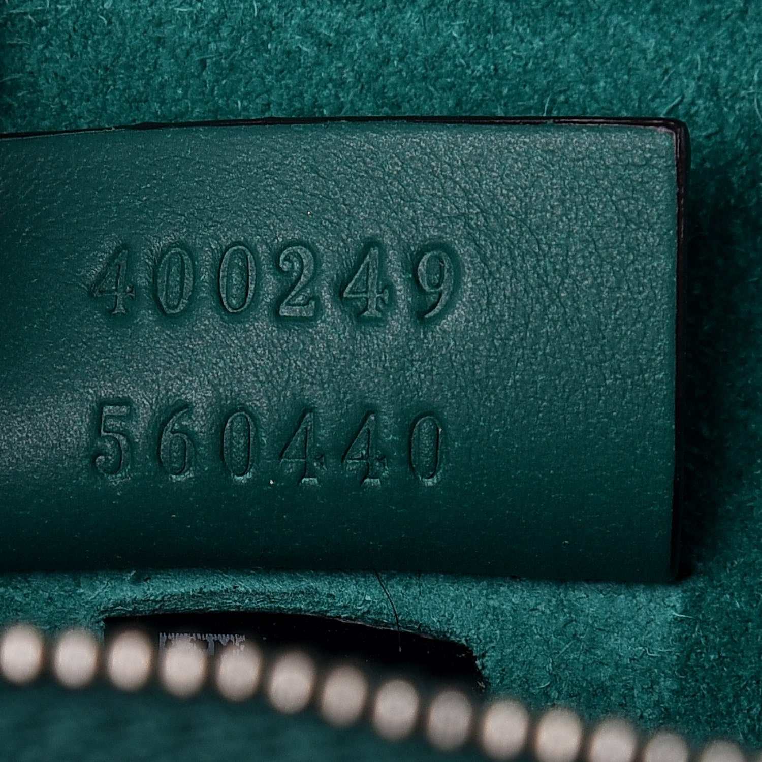 Gucci GG Supreme Monogram Willow Hill Embroidered Small Dionysus Shoulder Bag Emerald 7 of 10