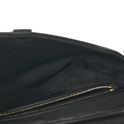 Christian Dior Calfskin Plan De Paris Printed Saddle Bag With Strap White Black 5 of 9