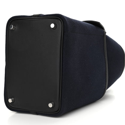 Hermes Toile Goeland Swift Cargo Picotin Lock 18 Bleu Marine 10 of 11