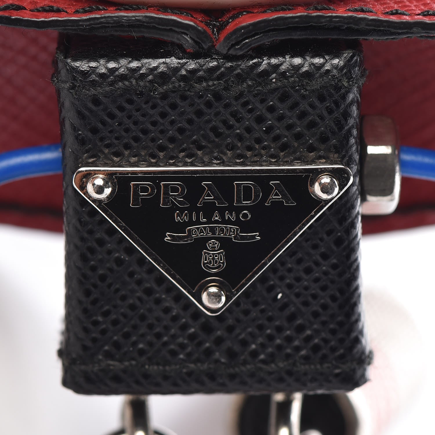 Prada Saffiano Vlad Trick Keychain 3 of 3