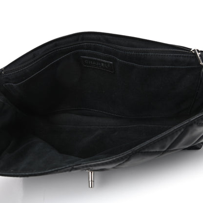 Chanel Vinyl Quilted In the Business Flap Bag Black 4 of 11