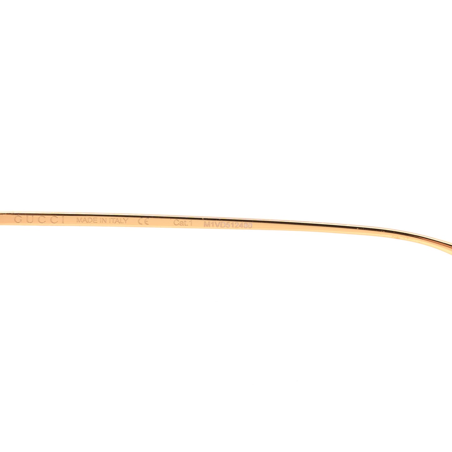 Square Frame GG0536S Sunglasses Gold