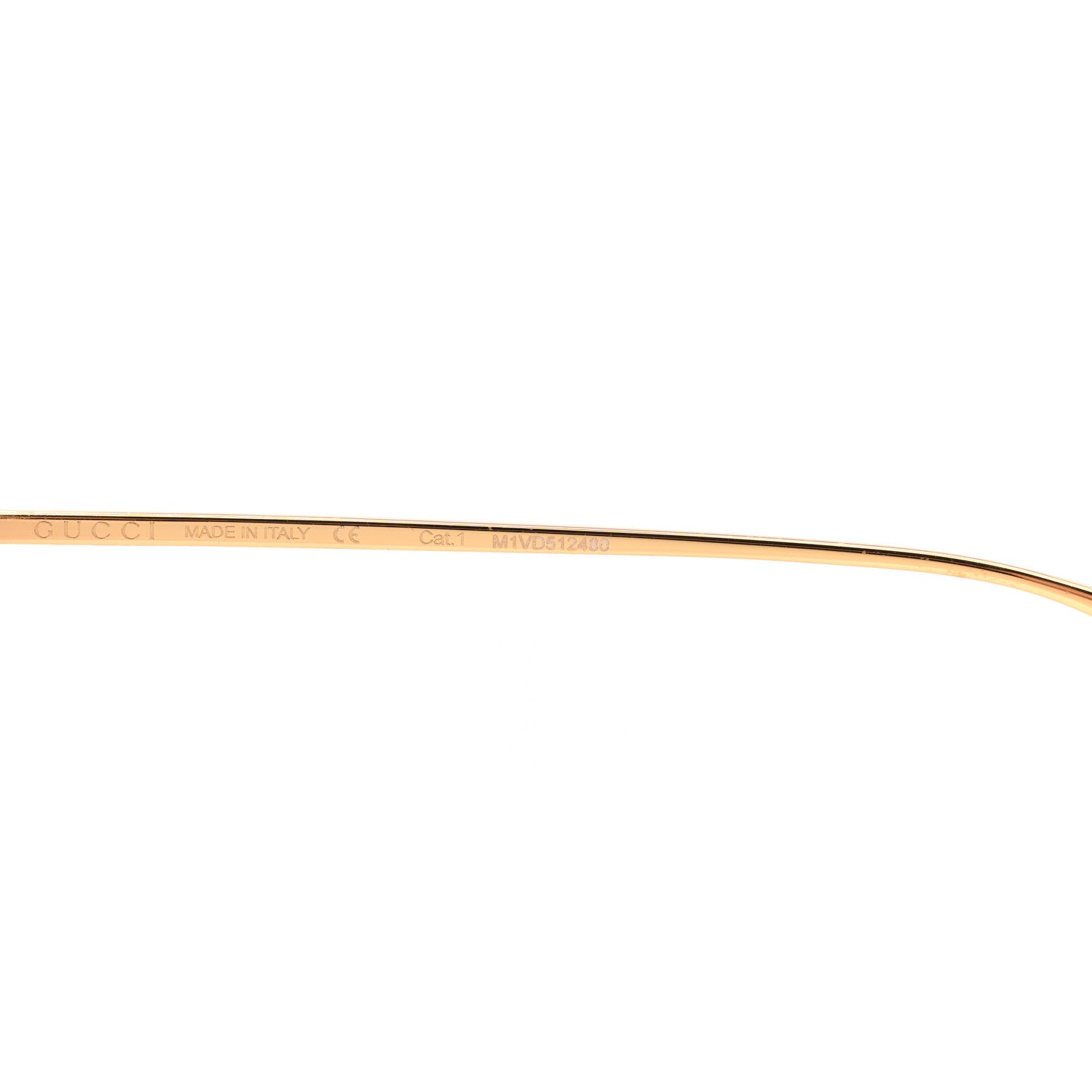 Gucci Square Frame GG0536S Sunglasses Gold 8 of 11