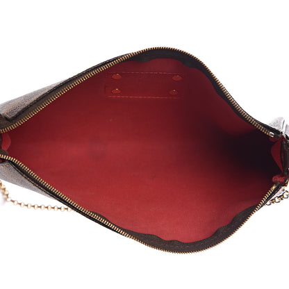 Louis Vuitton Damier Ebene Eva Clutch 4 of 7