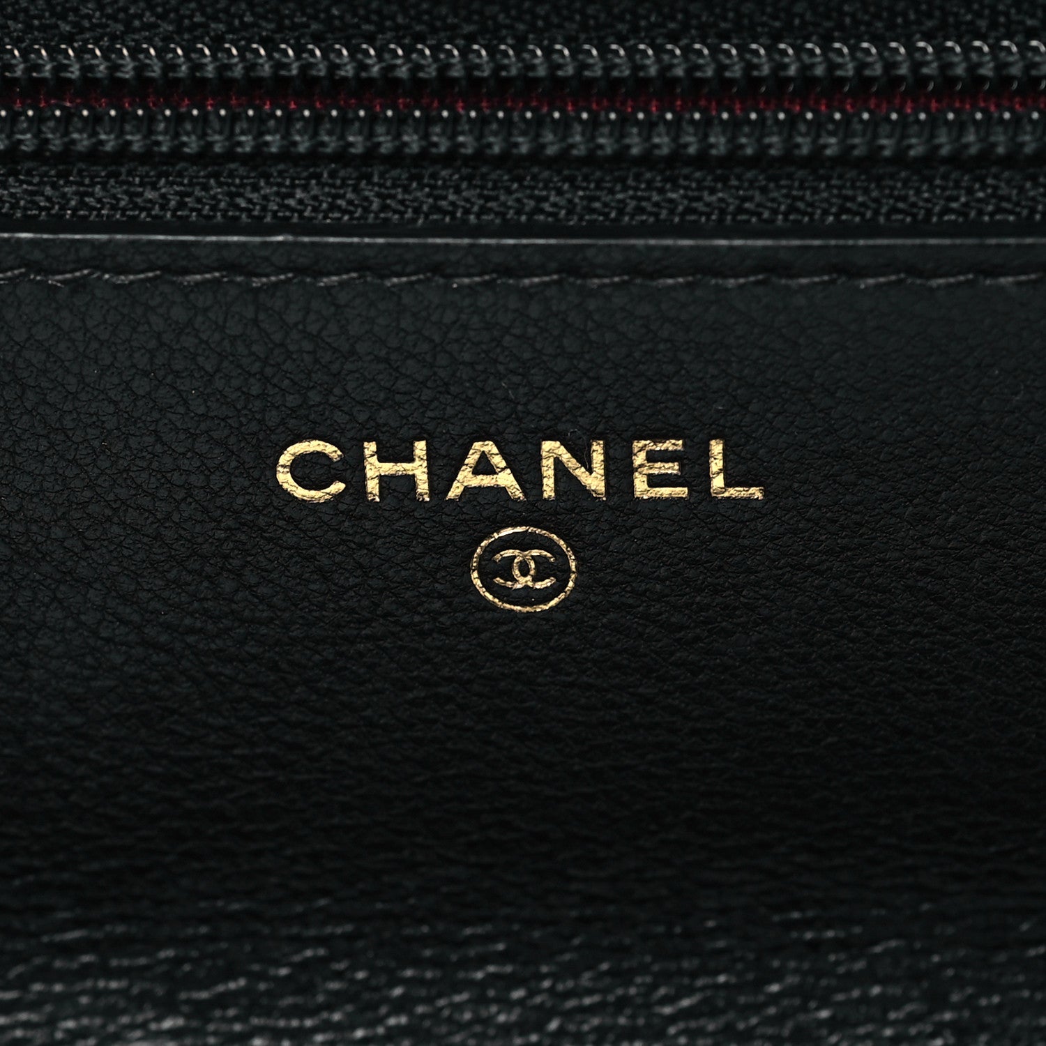 Chanel Goatskin Quilted Chanel 19 Wallet On Chain WOC Black 6 of 11