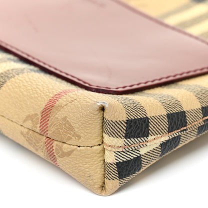 Burberry Haymarket Check Shoulder Bag Red 8 of 21