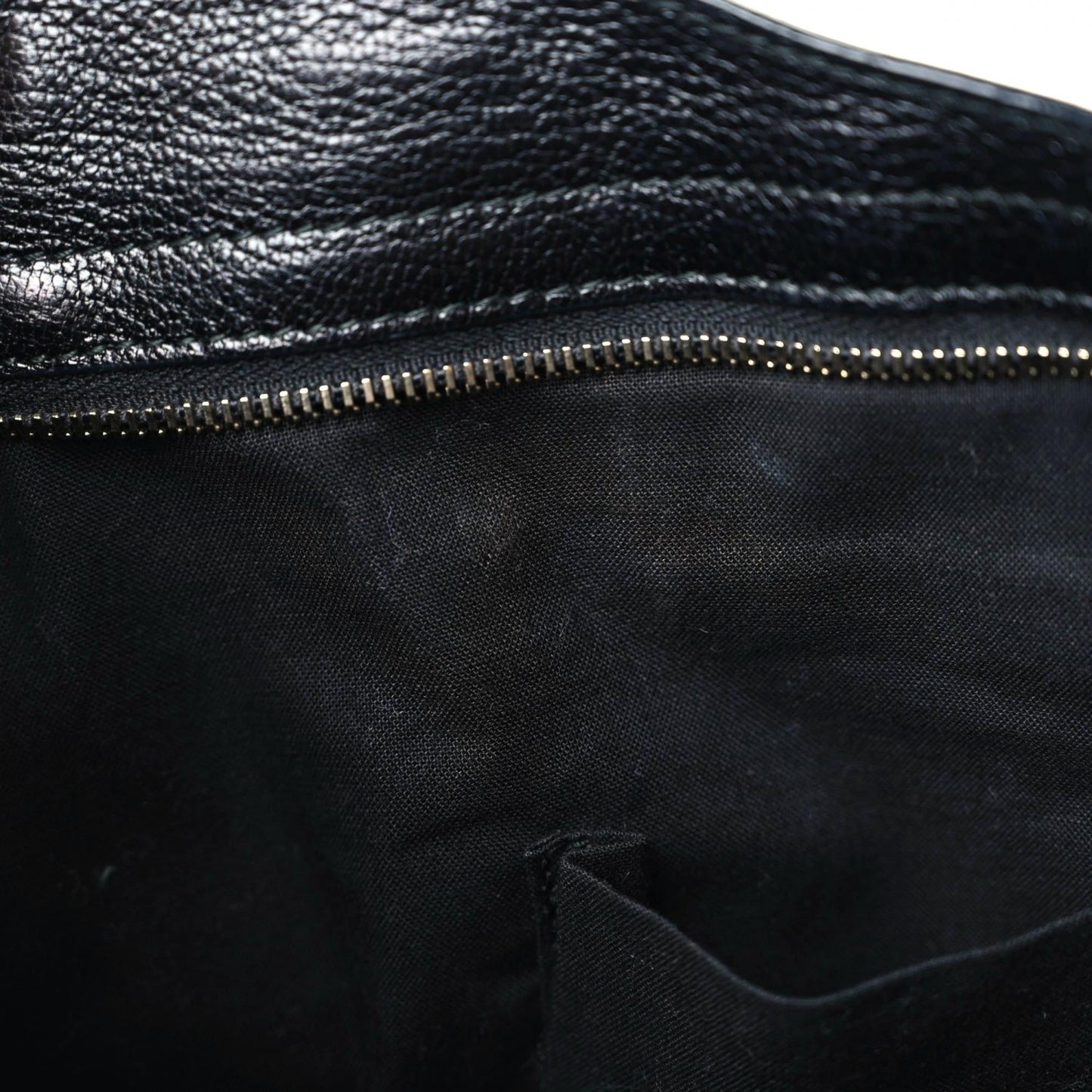 Chevre Gold Metallic Edge Hardware City Black