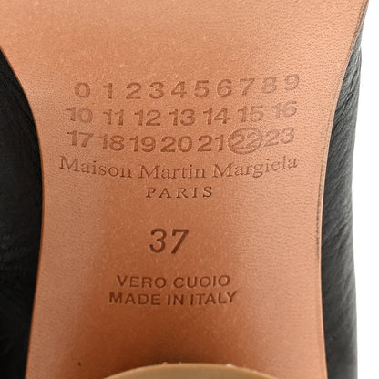 Maison Margiela Nappa Tabi Ankle 80mm Boots 37 Black Orange 8 of 9