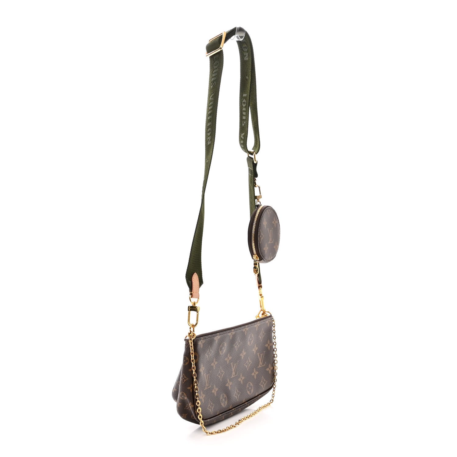 Louis Vuitton Monogram Multi Pochette Accessories Kaki 3 of 11