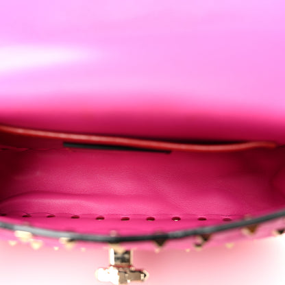 Valentino Garavani Nappa Small Rockstud Spike Shoulder Bag Shadow Pink 5 of 10