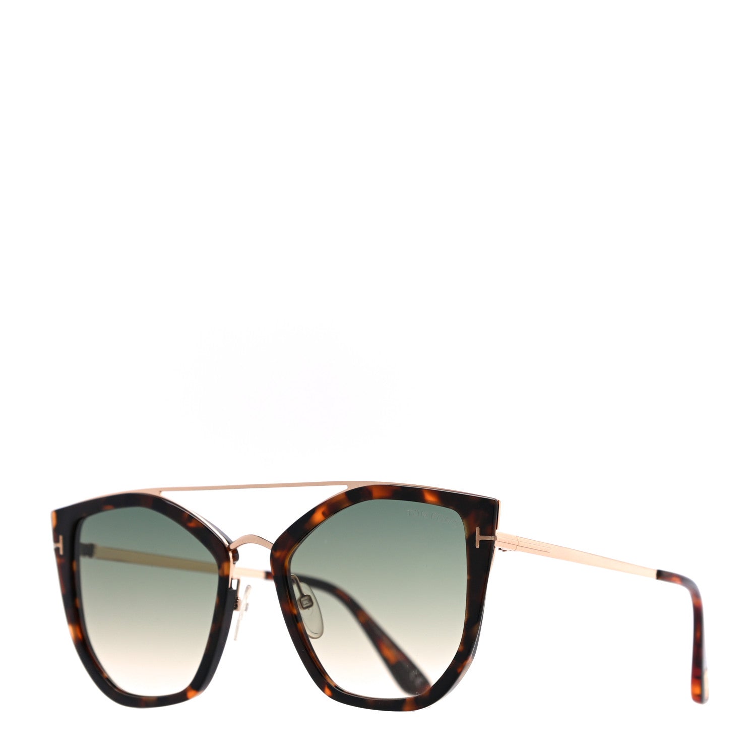 Tom Ford Dahlia 02 Sunglasses TF648 Tortoise 1 of 7