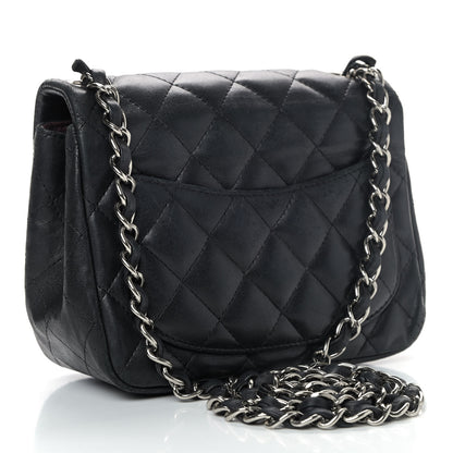 Chanel Lambskin Quilted Mini Square Flap Black 3 of 13