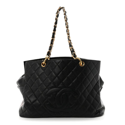 Chanel Caviar Quilted Grand Timeless Tote GTT Black 1 of 10
