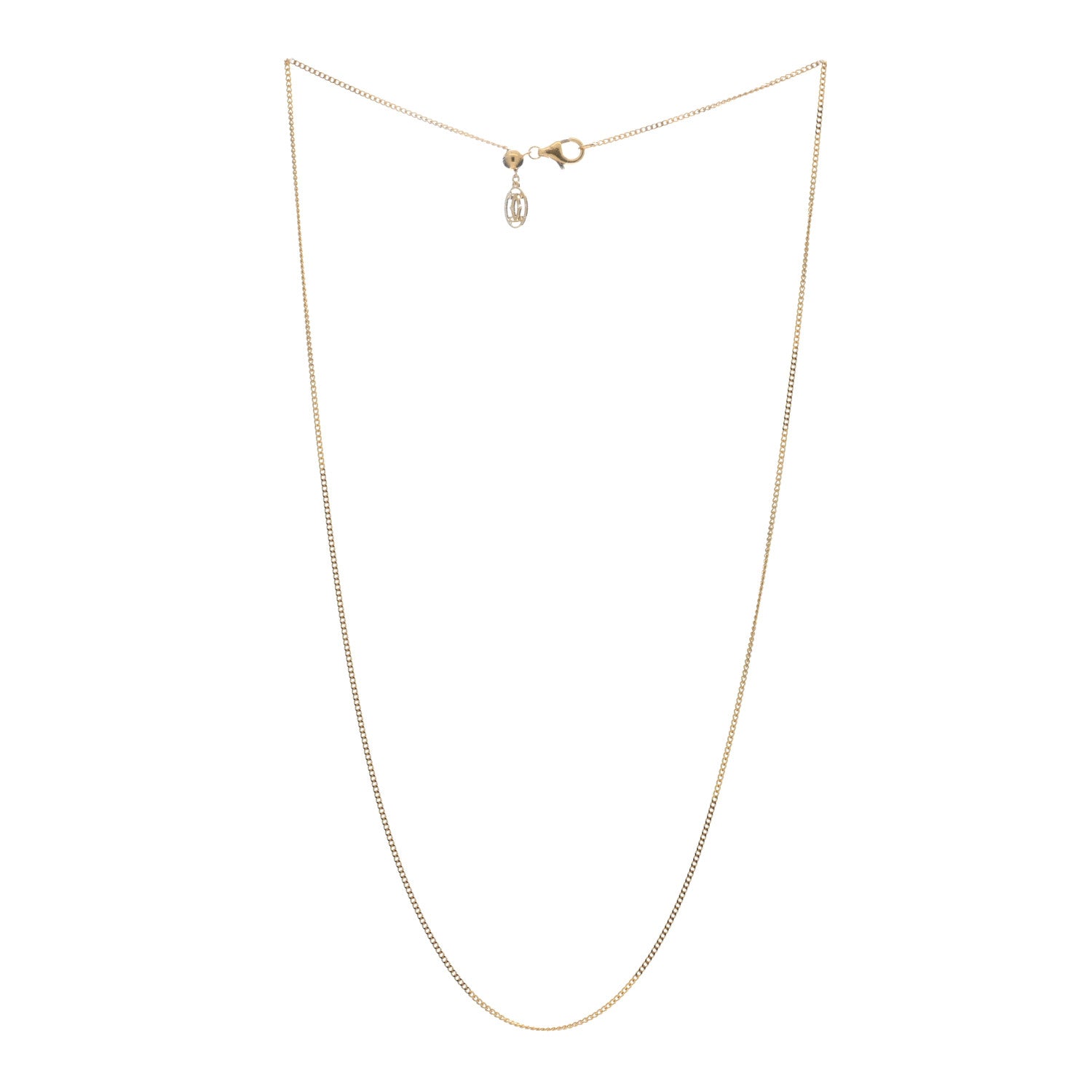 Cartier 18K Yellow Gold Chain Necklace 3 of 4