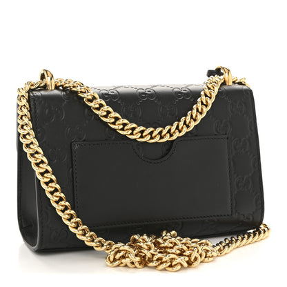 Gucci Guccissima Small Padlock Shoulder Bag Black 3 of 12