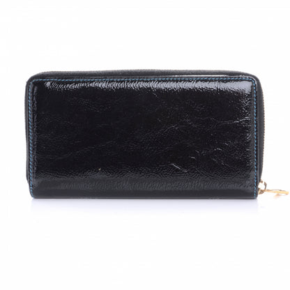 Saint Laurent Patent Belle de Jour Zip Wallet Black 4 of 8