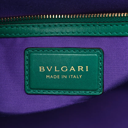 Bulgari Calfskin Serpenti Forever Shoulder Bag Emerald Green 6 of 9