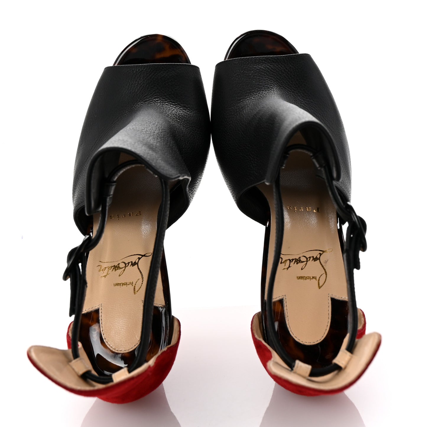 Morphee Calfskin Suede Barbara 120 Peep Toe Pumps 39 Version Testa Di Moro