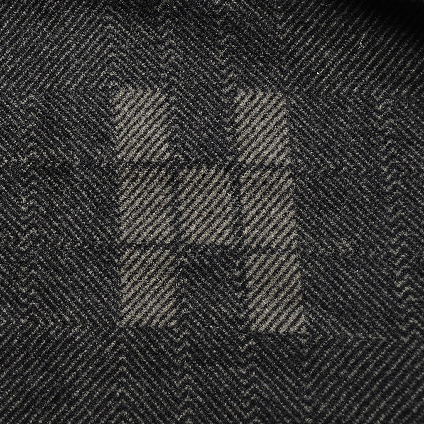 Wool Cashmere Blanket Black