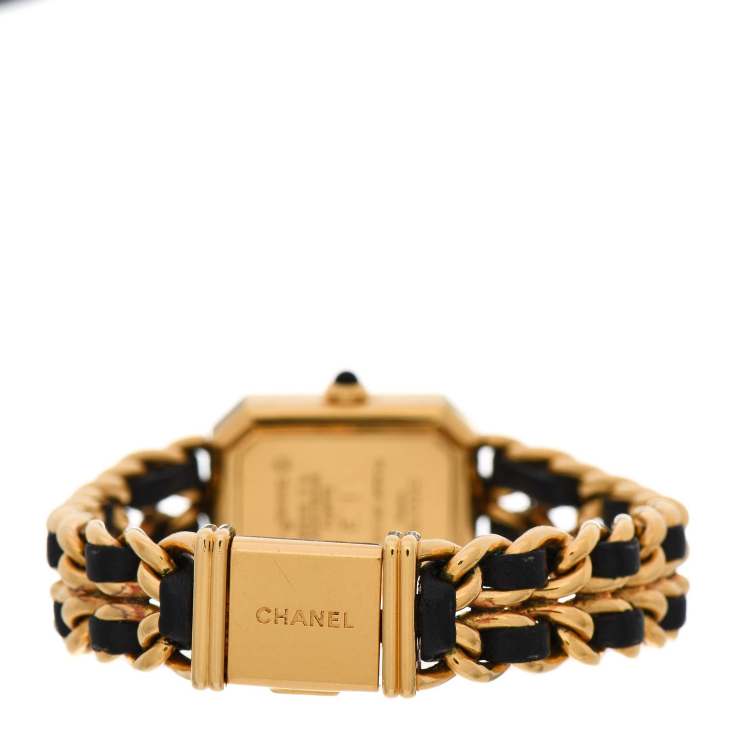 Stainless Steel Lambskin 20mm Chain Premiere Quartz Watch Gold L