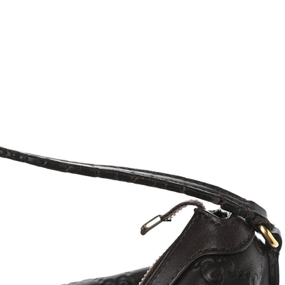 Gucci Guccissima Large Bree Hobo Dark Brown 10 of 12