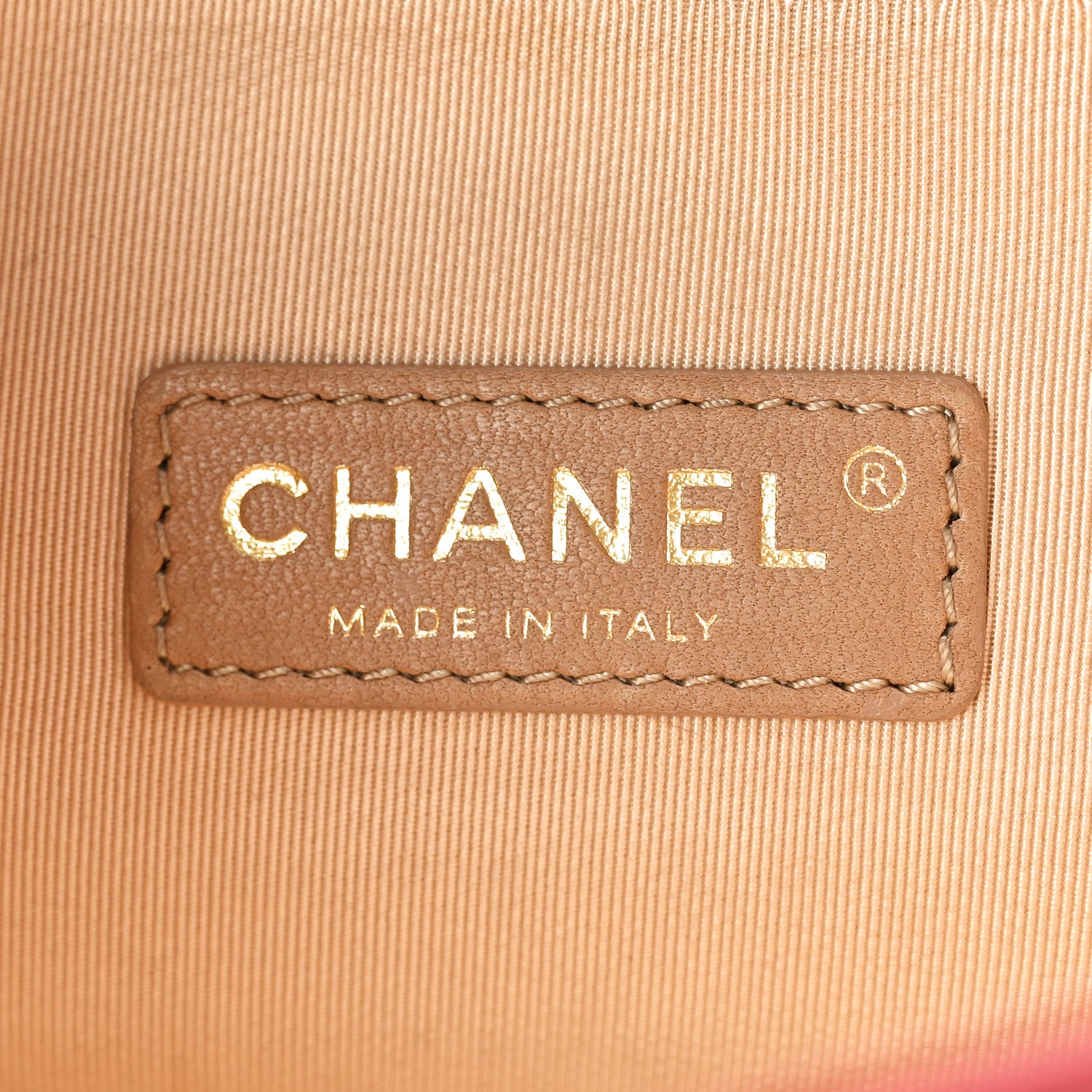 Chanel Calfskin Chevron Quilted Gabrielle Flap Red 5 of 9