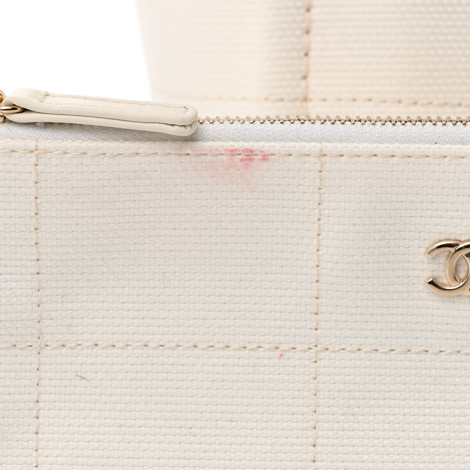 Chanel Cotton Medium Deauville Tote White 12 of 12