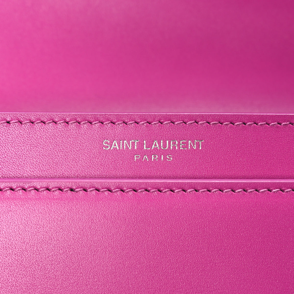 Smooth Calfskin Monogram Cassandra Clasp Bag Electric Fuchsia