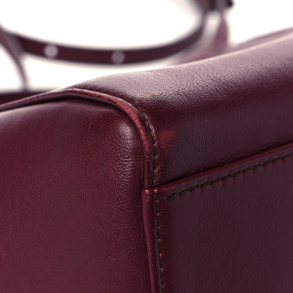 Fendi Nappa Mini Peekaboo Iconic Satchel Bordeaux 8 of 11
