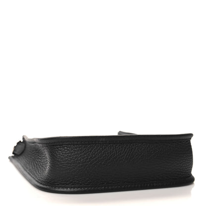 Hermes Taurillon Clemence Evelyne TPM Black 4 of 11