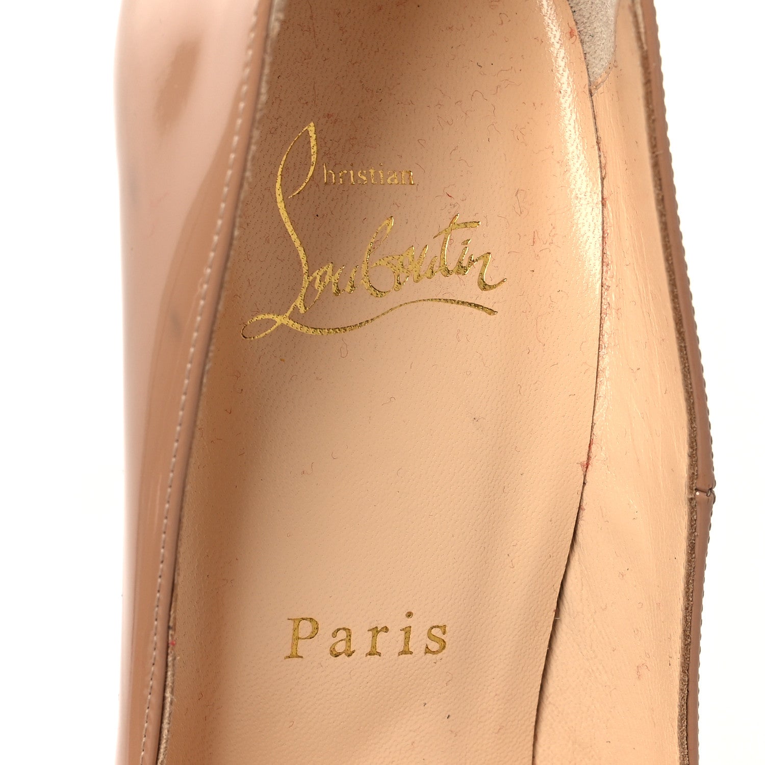 Christian Louboutin Patent So Kate 120 Pumps 40.5 Nude 7 of 9