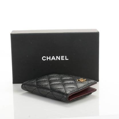 Chanel Caviar Quilted Card Holder Wallet Black 4 of 7