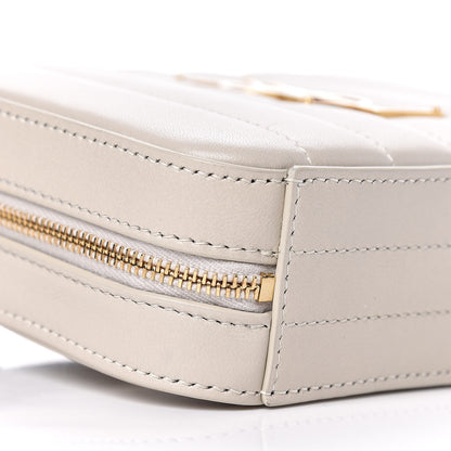 Saint Laurent Lambskin Matelasse Vicky Monogram Belt Bag Crema Soft 7 of 8