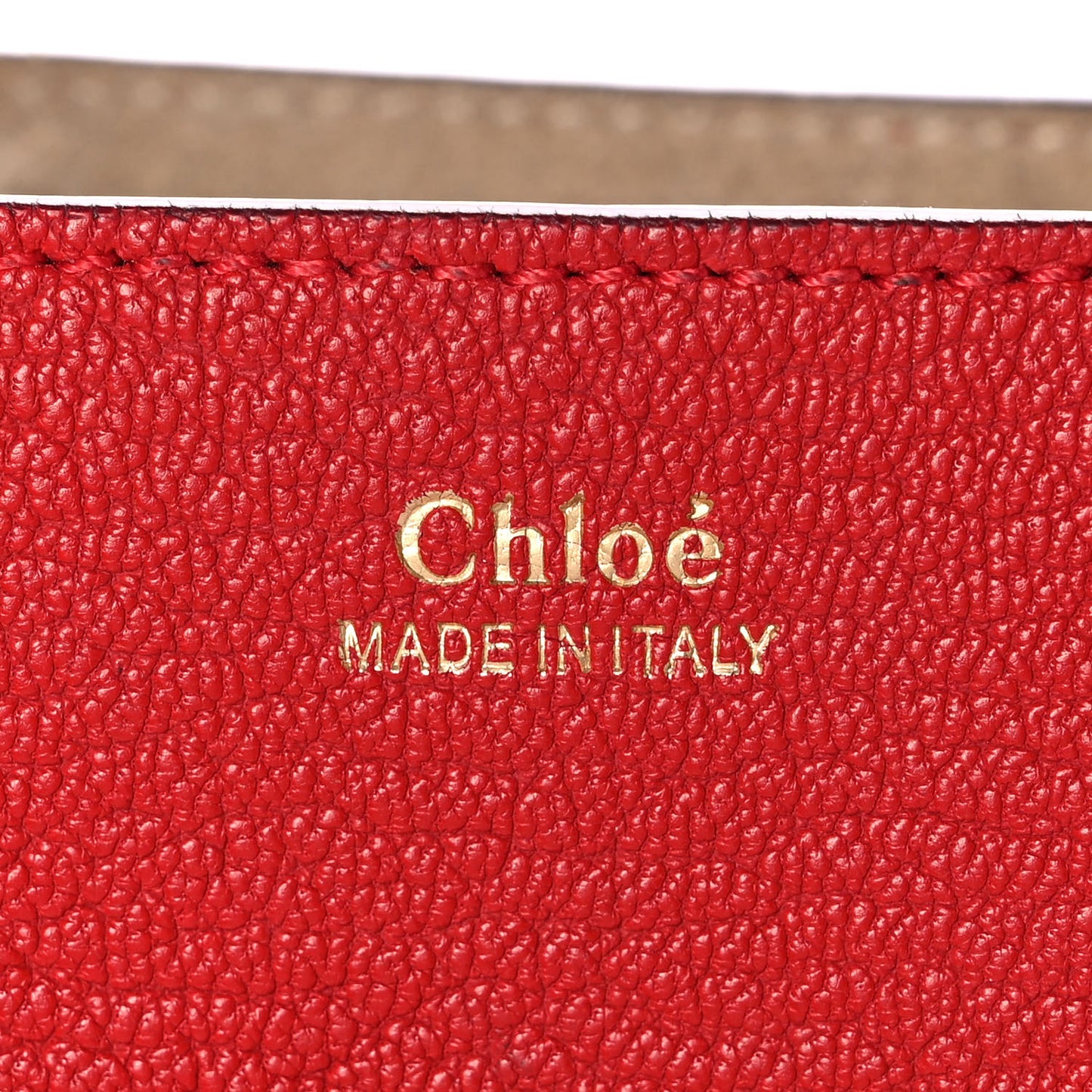 Grained Lambskin Mini Drew Shoulder Bag Plaid Red