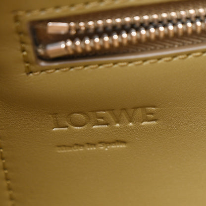 Loewe Shiny Supple Calfskin Flamenco Satchel Olive 6 of 10