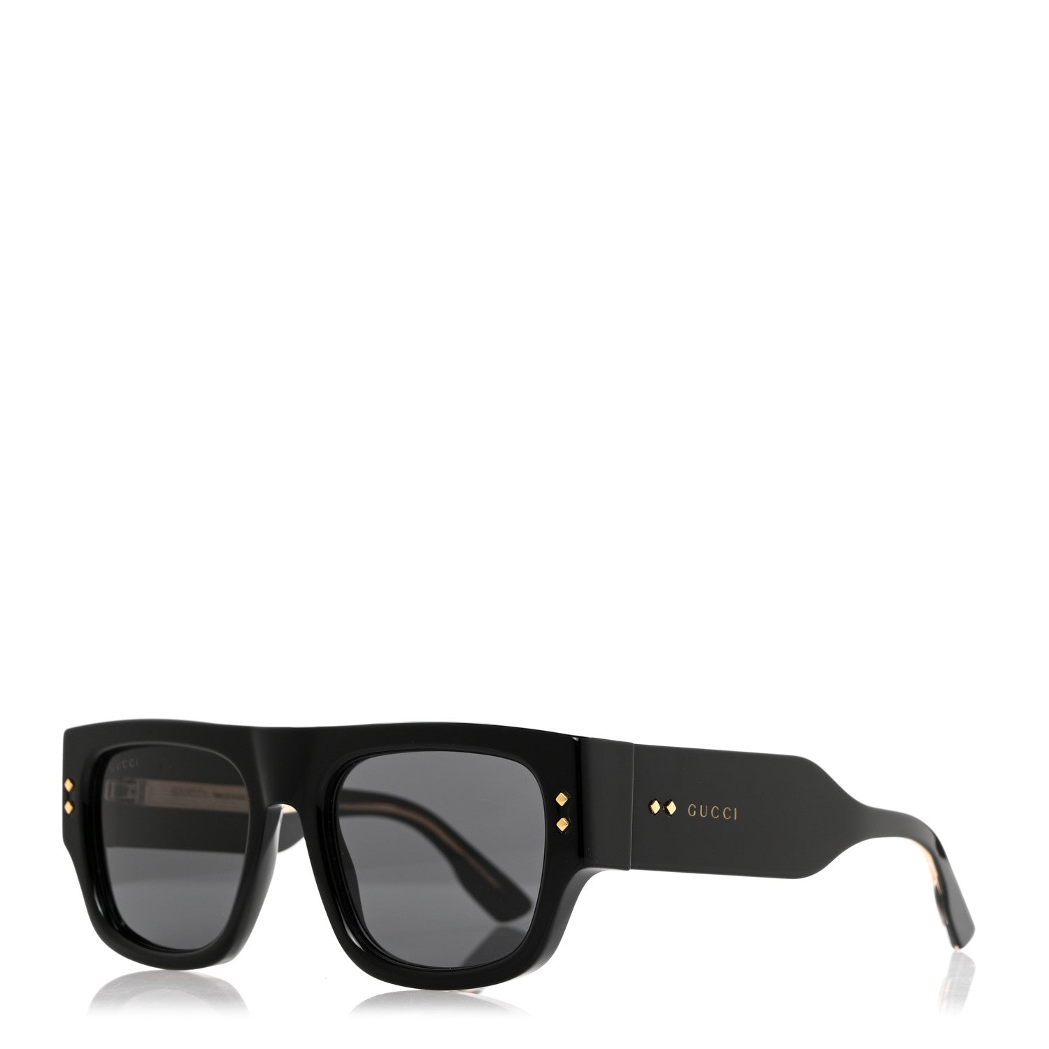 Gucci Acetate Square Frame Sunglasses GG1262S Black 1 of 8
