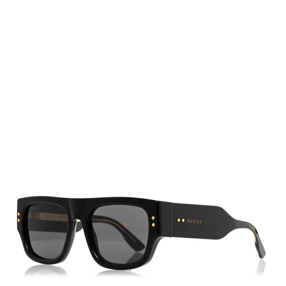 Gucci Acetate Square Frame Sunglasses GG1262S Black 1 of 8