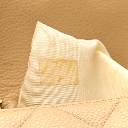 Chanel Caviar Quilted Small Single Flap Beige 11 of 13
