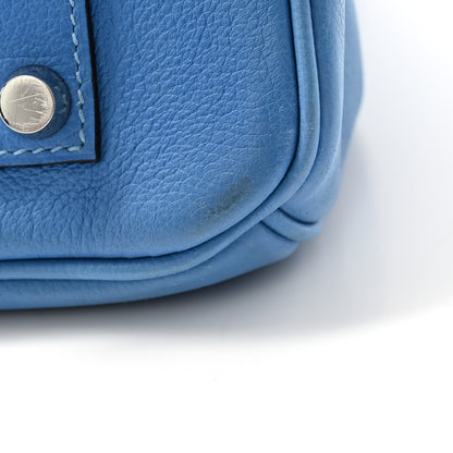 Hermes Togo Swift Ghillies Birkin 35 Bleu Paradis 11 of 13