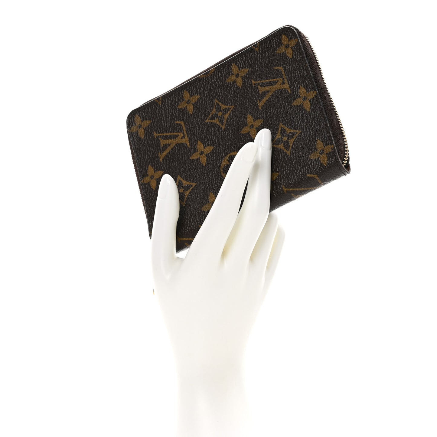 Monogram Zipped Passport Holder Wallet