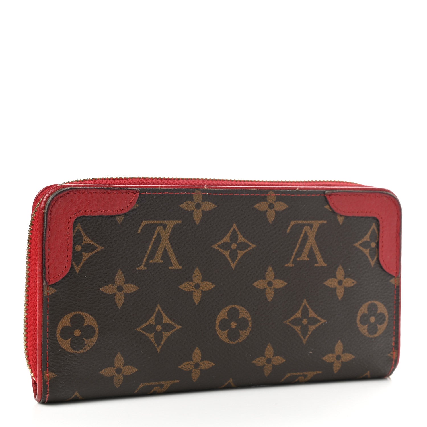 Louis Vuitton Monogram Retiro Zippy Wallet Cherry 3 of 17